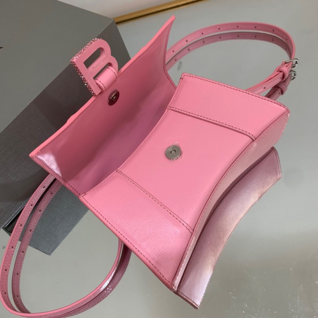 Balenciaga HOURGLASS SMALL TOP HANDLE BAG 59353 pink