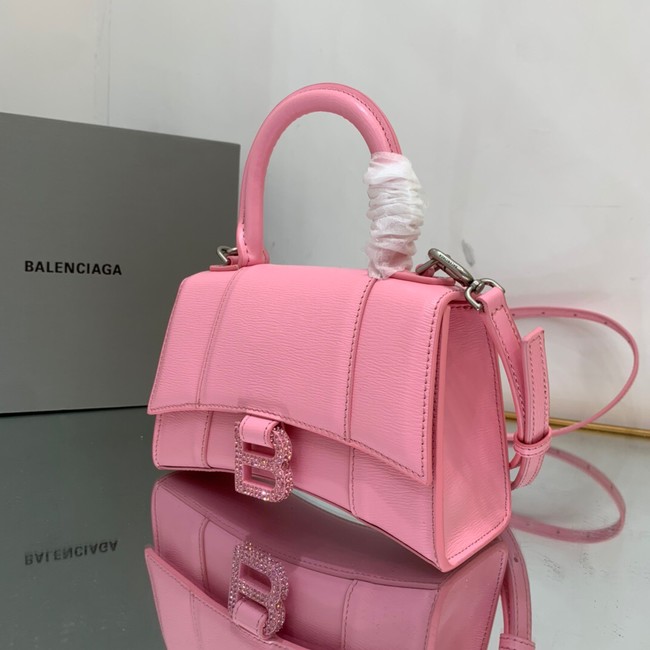 Balenciaga HOURGLASS SMALL TOP HANDLE BAG 59353 pink