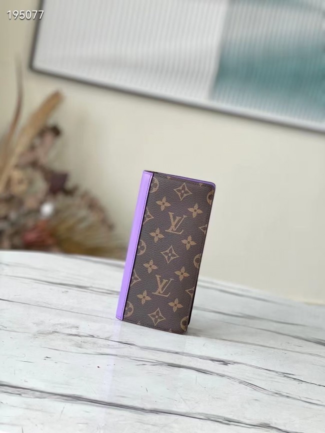 Louis Vuitton BRAZZA WALLET M81538 purple