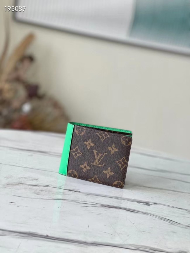 Louis Vuitton MULTIPLE WALLET M81357 green