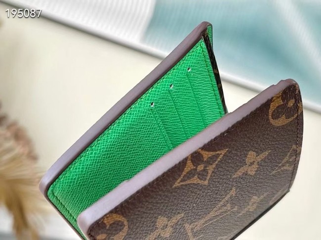 Louis Vuitton MULTIPLE WALLET M81357 green