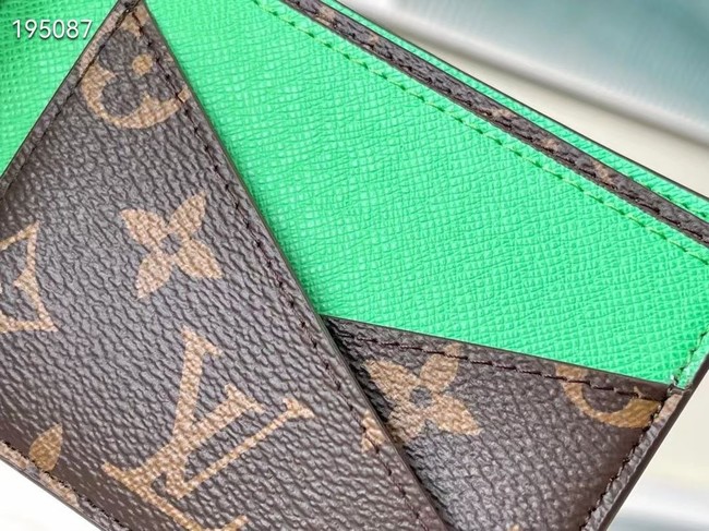 Louis Vuitton MULTIPLE WALLET M81357 green