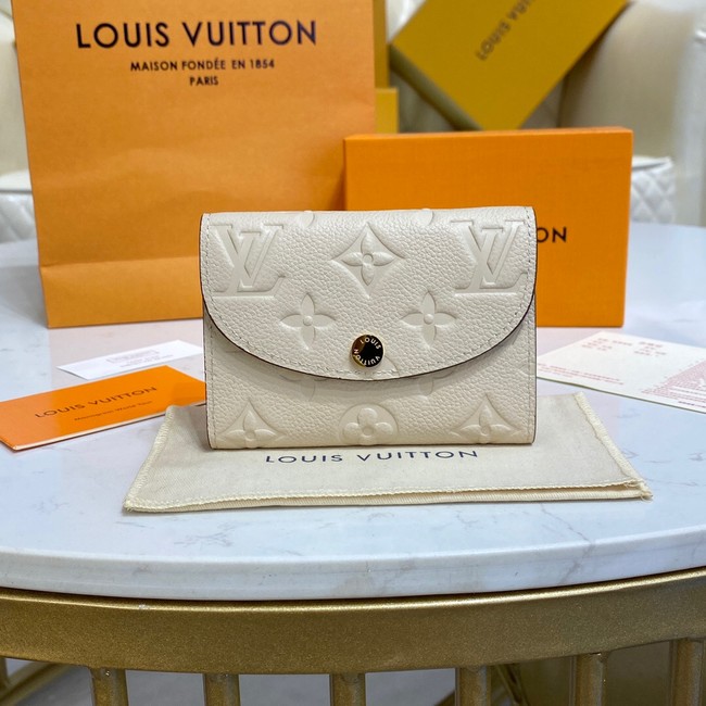 Louis Vuitton ROSALIE COIN PURSE M81520 white