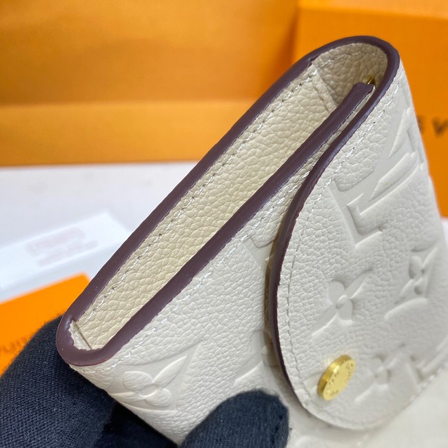 Louis Vuitton ROSALIE COIN PURSE M81520 white