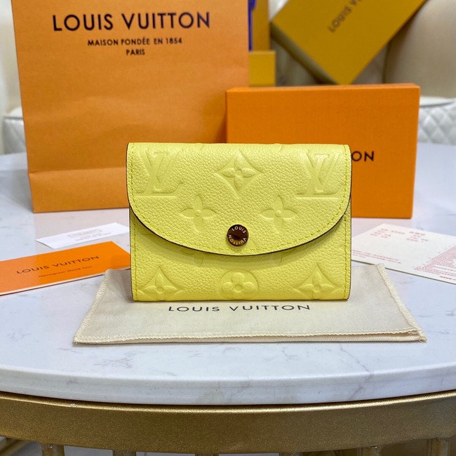 Louis Vuitton ROSALIE COIN PURSE M81520 yellow