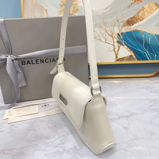 Balenciaga HOURGLASS SMALL TOP HANDLE BAG 6008 white