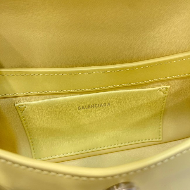 Balenciaga HOURGLASS SMALL TOP HANDLE BAG 6008 yellow