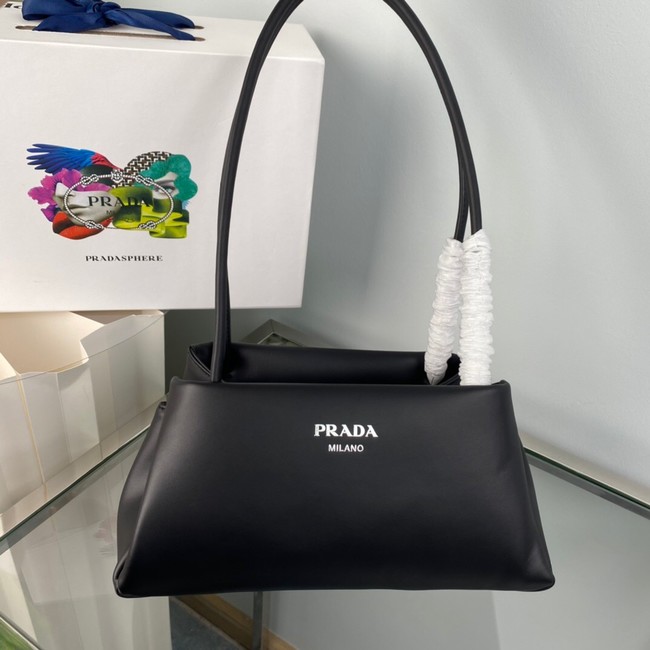 Prada Leather Triangle bag 1BA368 black