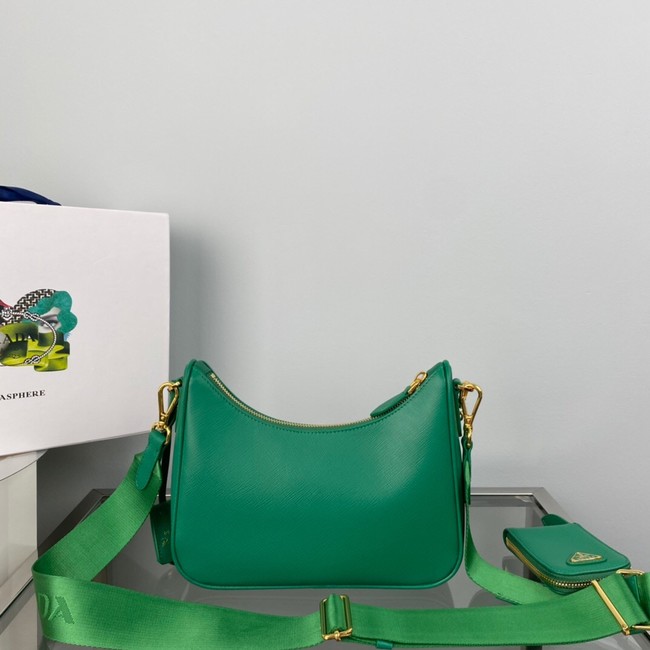 Prada Re-Edition 2005 Saffiano shoulder bag 1BH204 green