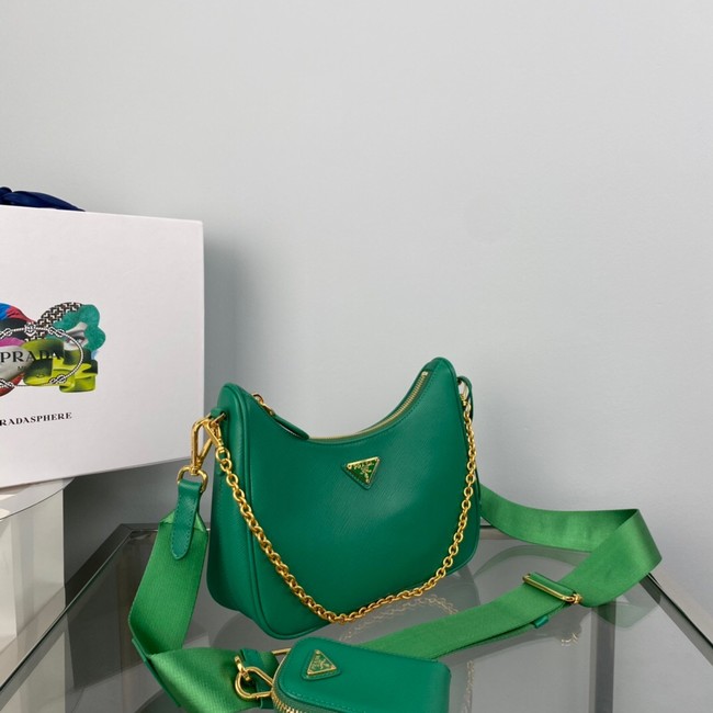 Prada Re-Edition 2005 Saffiano shoulder bag 1BH204 green