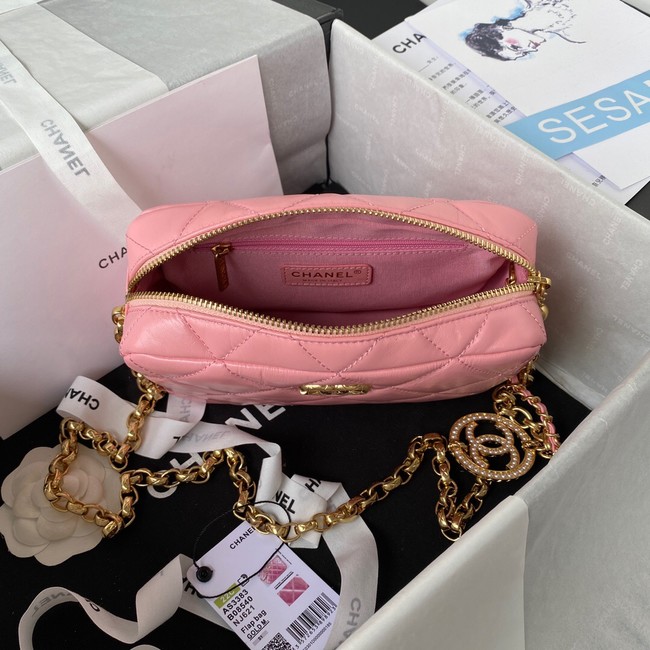 Chanel MINI CAMERA CASE AS3383 pink