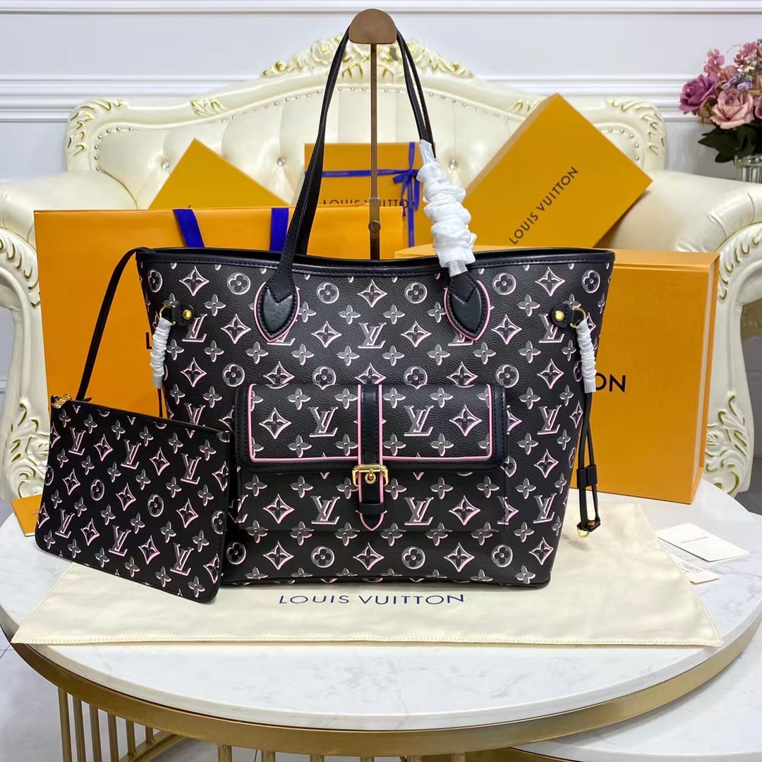 Louis Vuitton NEVERFULL MM M46137 Black