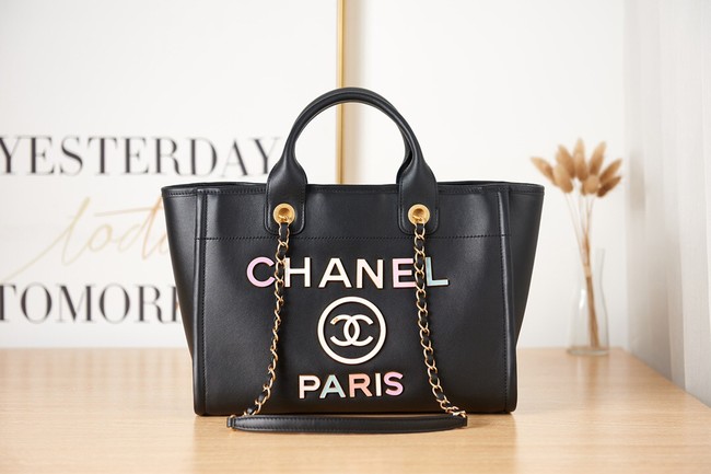 Chanel SMALL SHOPPING BAG AS3257 black