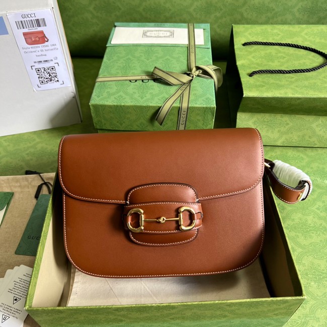 Gucci Horsebit 1955 small bag 602207 caramel