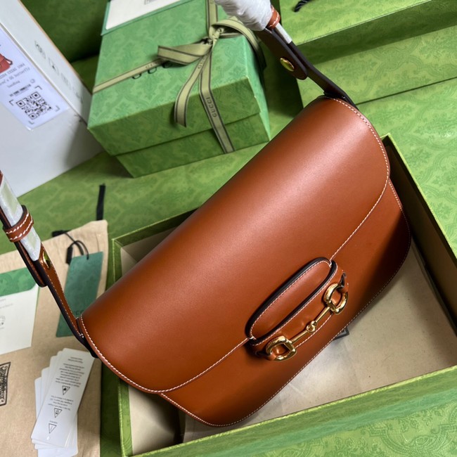 Gucci Horsebit 1955 small bag 602207 caramel