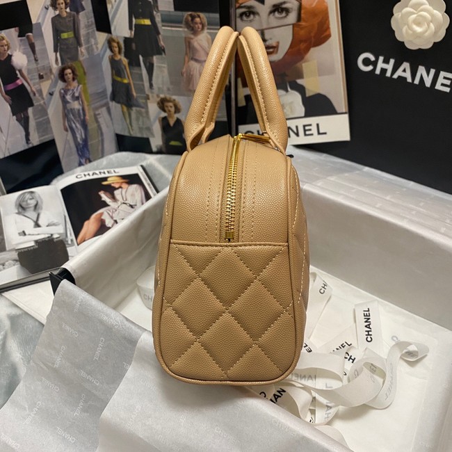 CHANEL Bowling Bag AS3034 apricot