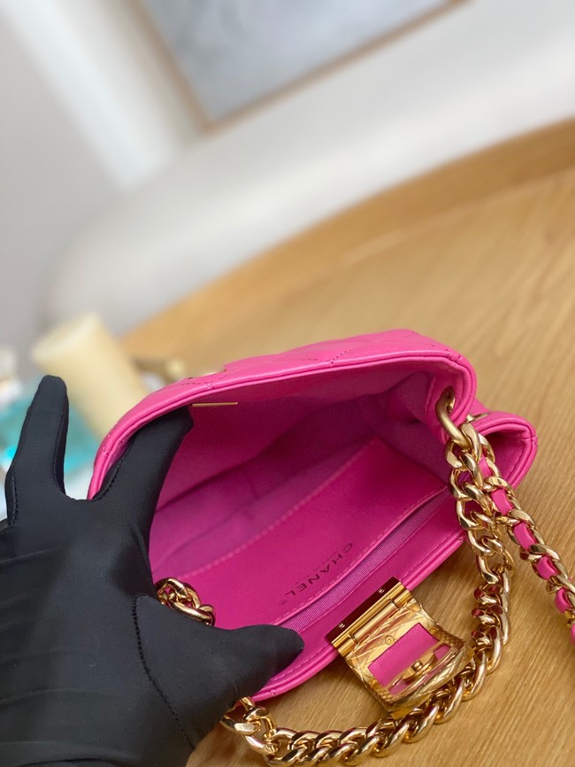 Chanel SMALL HOBO BAG AS3475 Fuchsia