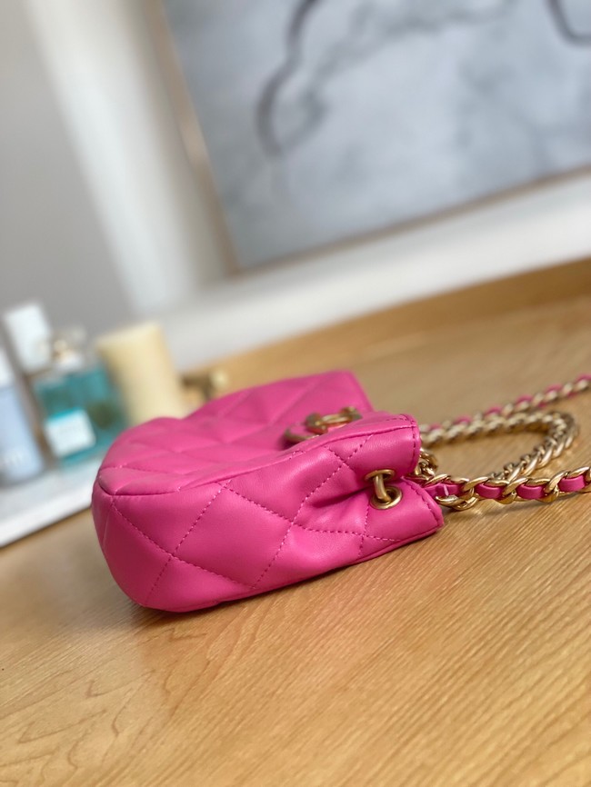 Chanel SMALL HOBO BAG AS3475 Fuchsia