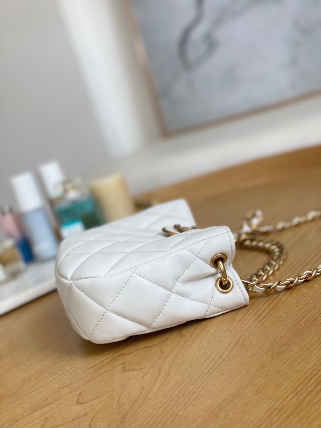 Chanel SMALL HOBO BAG AS3475 WHITE