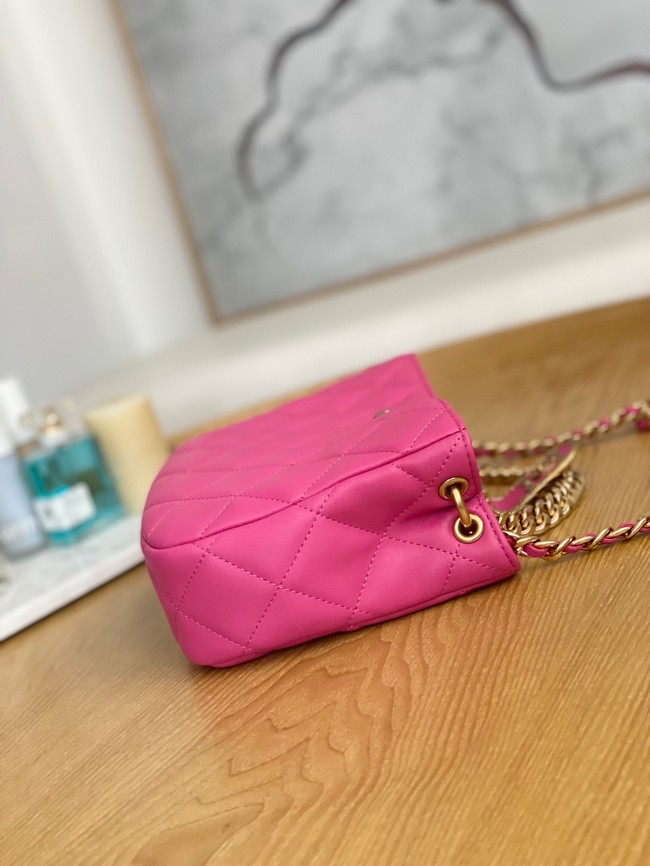 Chanel SMALL HOBO BAG AS3476 Fuchsia