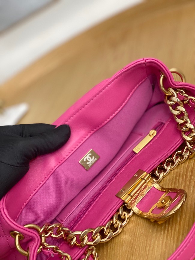 Chanel SMALL HOBO BAG AS3476 Fuchsia