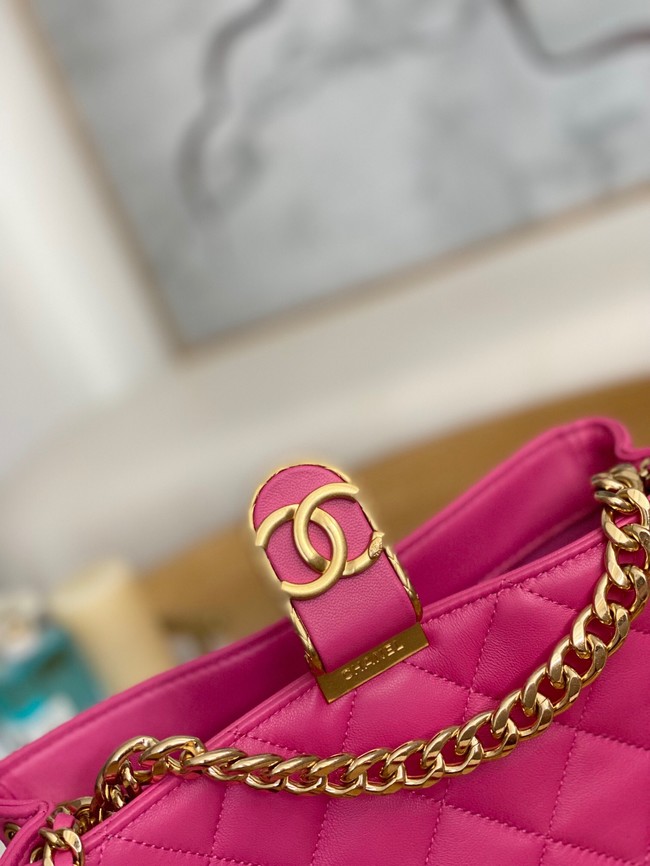 Chanel SMALL HOBO BAG AS3476 Fuchsia