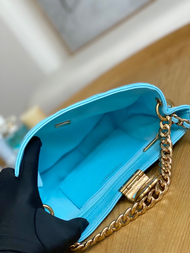 Chanel SMALL HOBO BAG AS3476 Light Blue