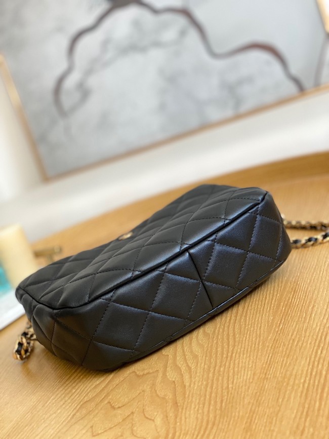 Chanel SMALL HOBO BAG AS3476 black