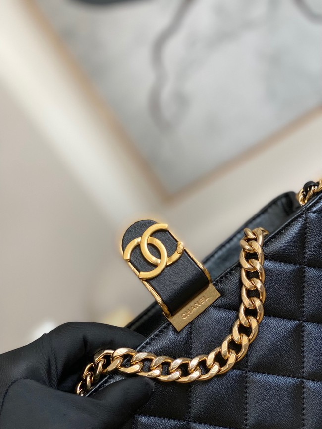 Chanel SMALL HOBO BAG AS3476 black