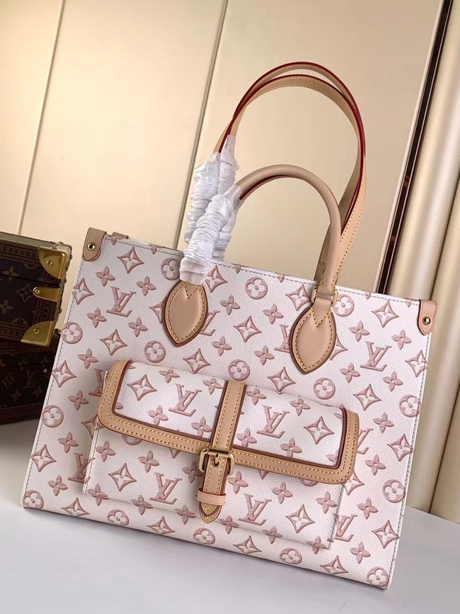 Louis Vuitton ONTHEGO MM M46154 white