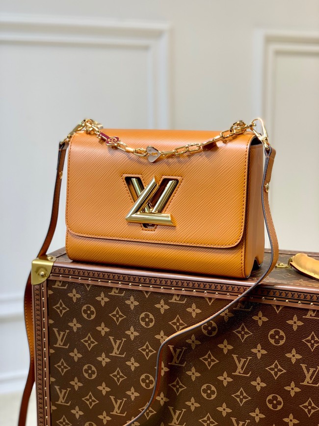 Louis Vuitton TWIST MM M20846 Gold Cipango Beige