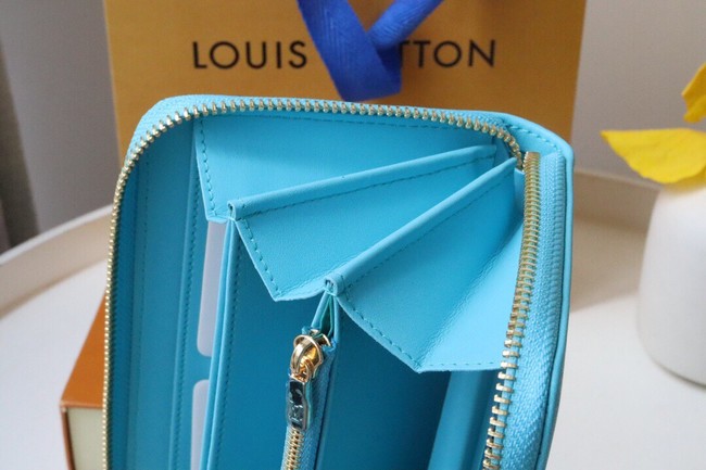 Louis Vuitton ZIPPY WALLET M81510 sky blue