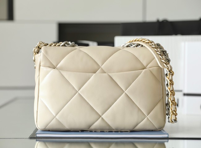 CHANEL 19 HANDBAG AS1160 AS1161 cream