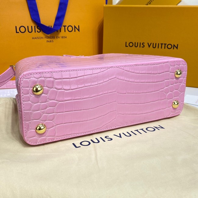 Louis Vuitton crocodile skin CAPUCINES M48866 pink