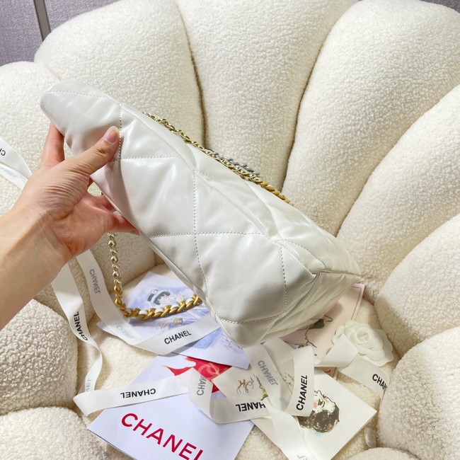 CHANEL 19 SHOPPING BAG AS3519 white