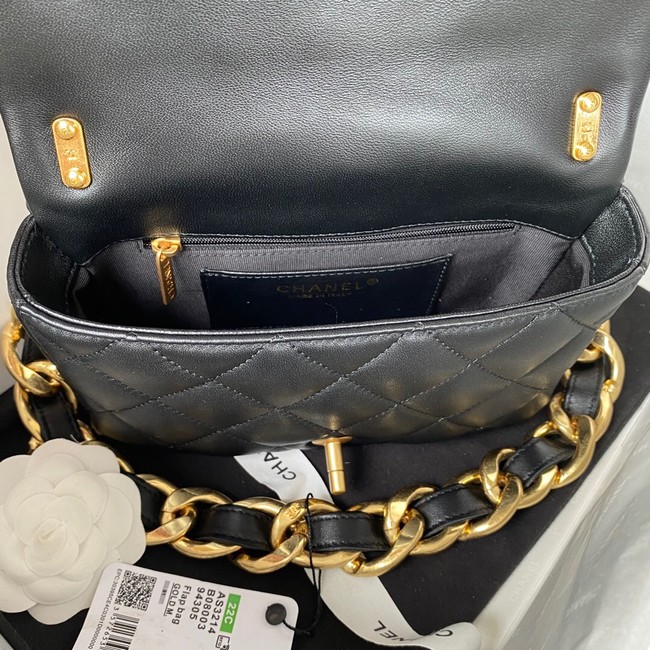 CHANEL FLAP BAG AS3214 black