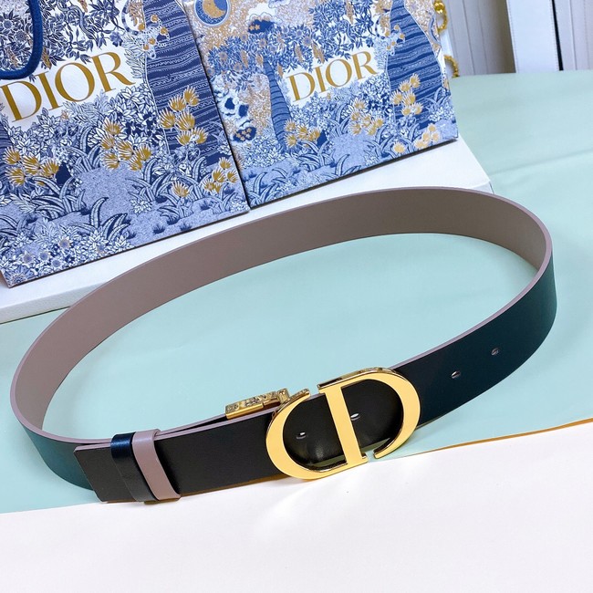 DIOR 30 MONTAIGNE REVERSIBLE BELT 35 MM B0179UWG