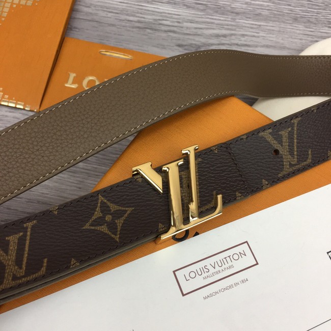 Louis Vuitton calf leather 35MM BELT M0454S