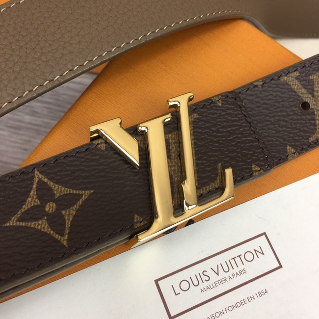 Louis Vuitton calf leather 35MM BELT M0454S