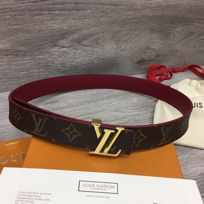 Louis Vuitton calf leather 35MM BELT M0456S