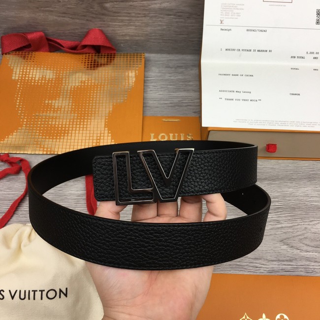 Louis Vuitton calf leather 35MM BELT M0457S