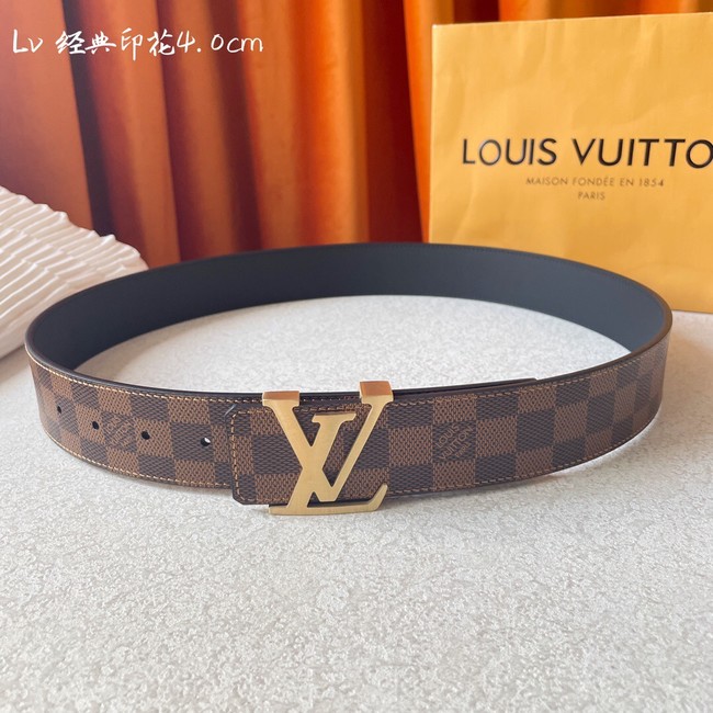 Louis Vuitton calf leather 40MM BELT M0460S