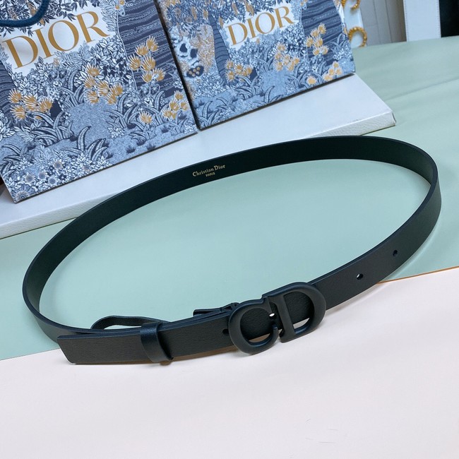 DIOR 30 MONTAIGNE REVERSIBLE BELT 20 MM Calfskin B0180UW