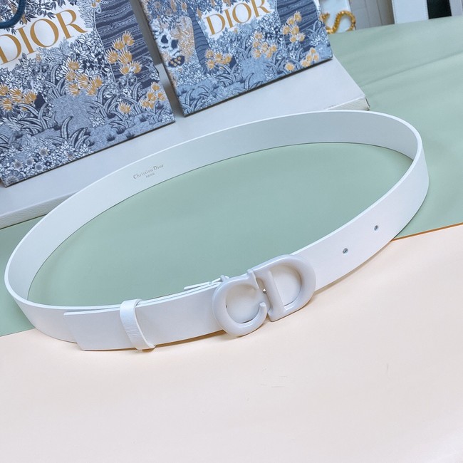 DIOR 30 MONTAIGNE REVERSIBLE BELT 20 MM Calfskin B0185UW