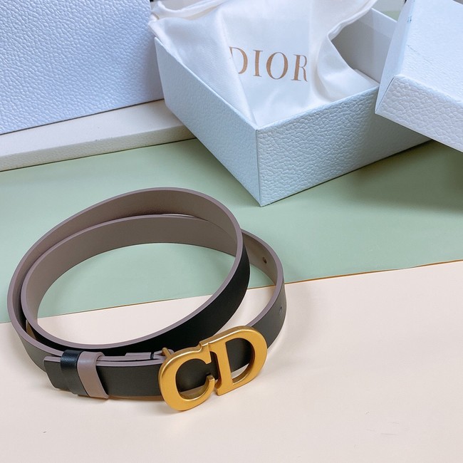 DIOR 30 MONTAIGNE REVERSIBLE BELT Calfskin 20 MM B0179U