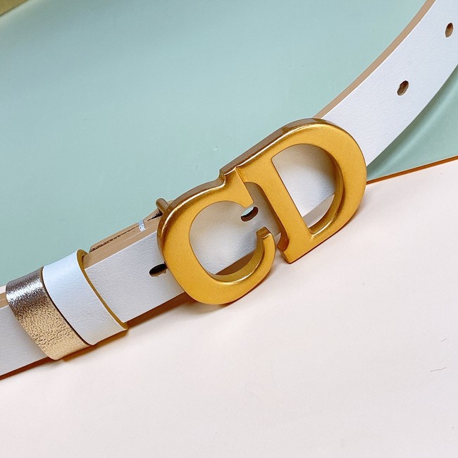 DIOR 30 MONTAIGNE REVERSIBLE BELT Calfskin 20 MM B0181U