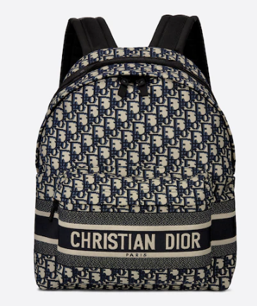 DIORTRAVEL BACKPACK Blue Dior Oblique Jacquard M6104STZQ