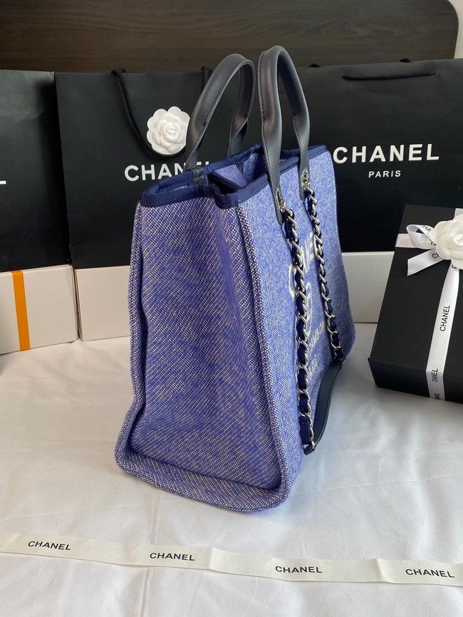 Chanel LARGE SHOPPING BAG A66941 blue&white