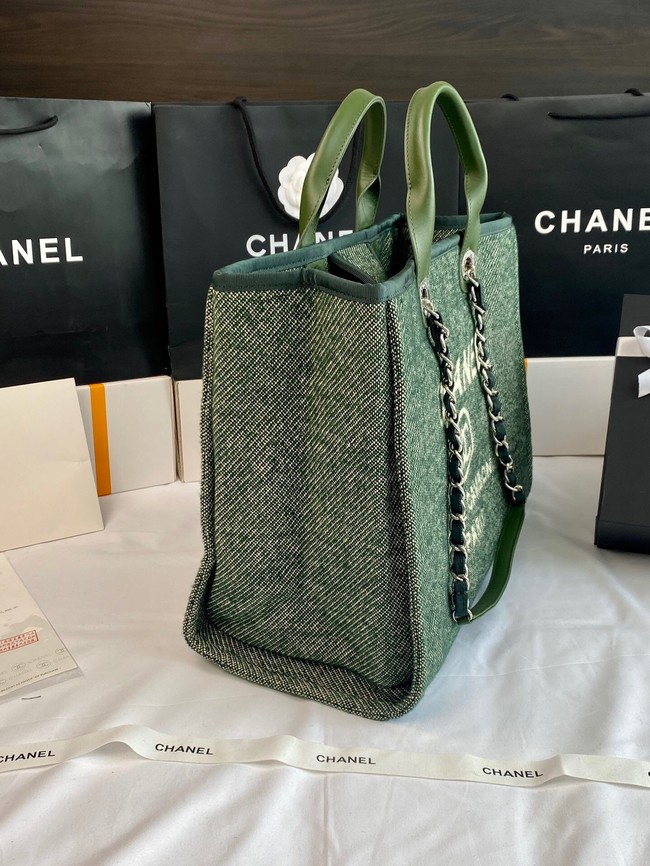 Chanel LARGE SHOPPING BAG A66941 green