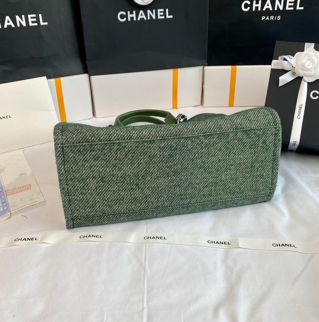 Chanel LARGE SHOPPING BAG A66941 green